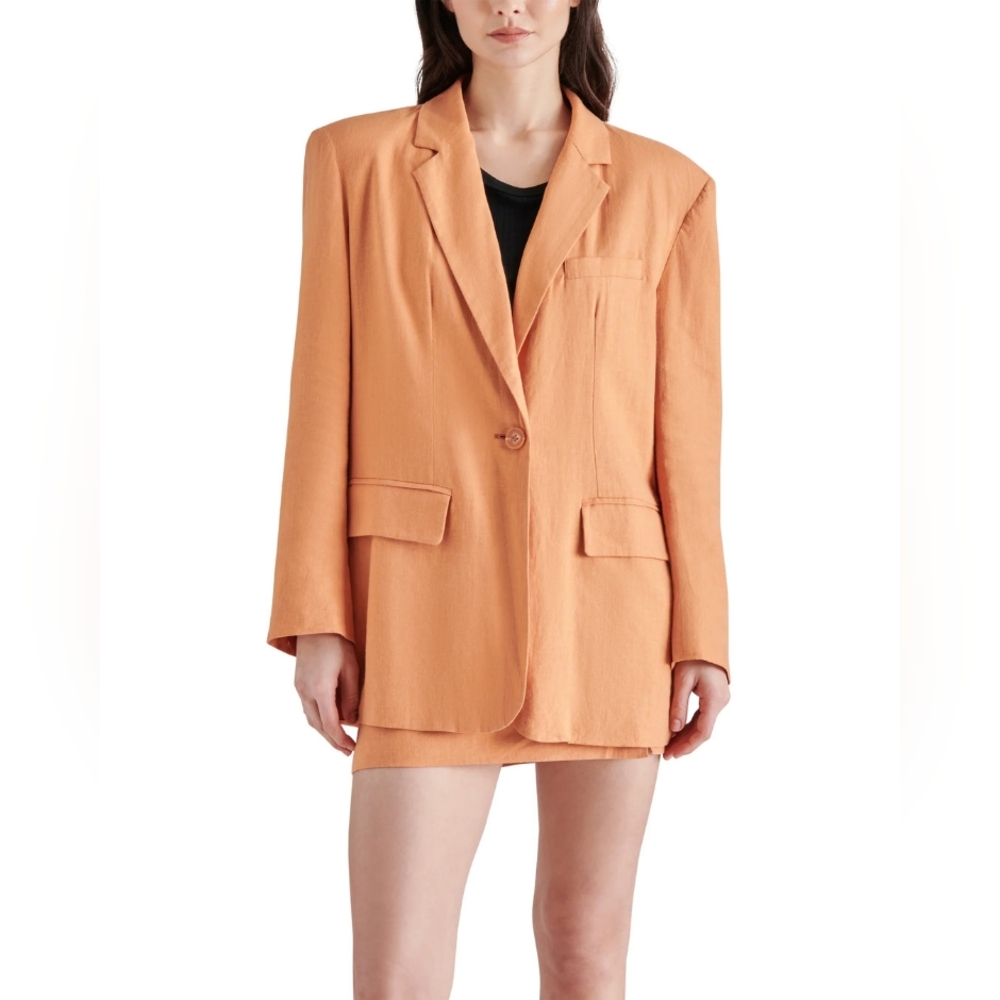 Steve Madden Linen Imaan Blazer